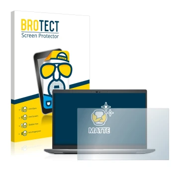 Vorderseite einer Produktverpackung mit dem Markenlogo BROTECT. Daneben ist das Gerät Dell Precision 3570 mit dem zugehörigen 