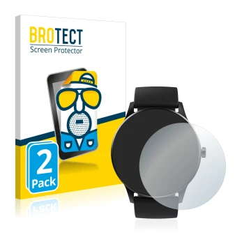 Vorderseite einer Produktverpackung mit dem Markenlogo BROTECT. Daneben ist das Gerät Denver SW-173 mit dem zugehörigen Displa