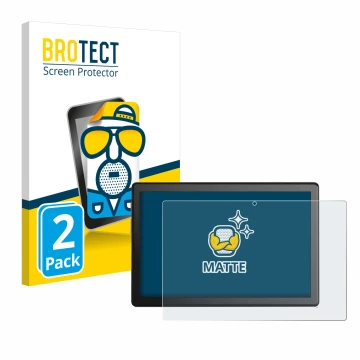 Vorderseite einer Produktverpackung mit dem Markenlogo BROTECT. Daneben ist das Gerät emporia TAB 1 10.1