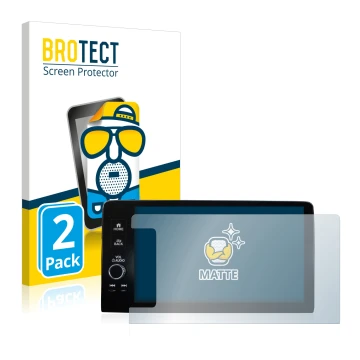 Vorderseite einer Produktverpackung mit dem Markenlogo BROTECT. Daneben ist das Gerät Honda HR-V 2022 Navigationssystem Rechts