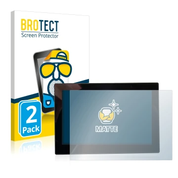 Vorderseite einer Produktverpackung mit dem Markenlogo BROTECT. Daneben ist das Gerät MG 4 7-Zoll Digitales Instrumentendispla