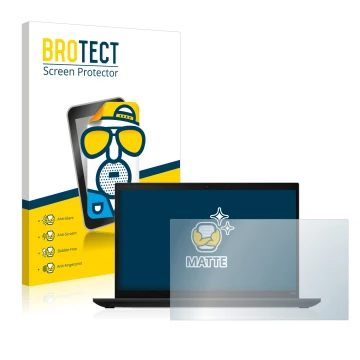 Vorderseite einer Produktverpackung mit dem Markenlogo BROTECT. Daneben ist das Gerät Lenovo ThinkPad L15 Gen 3 mit dem zugehö