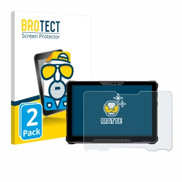 Vorderseite einer Produktverpackung mit dem Markenlogo BROTECT. Daneben ist das Gerät Dell Latitude 7230 Rugged Extreme mit de