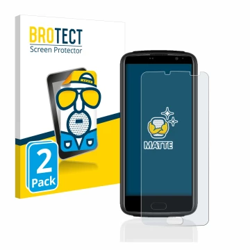 Vorderseite einer Produktverpackung mit dem Markenlogo BROTECT. Daneben ist das Gerät Beafon M7 Lite premium mit dem zugehörig