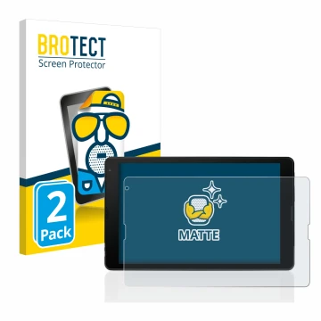 Vorderseite einer Produktverpackung mit dem Markenlogo BROTECT. Daneben ist das Gerät MEDION Tablet E10421 10,1