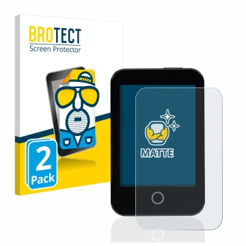 Vorderseite einer Produktverpackung mit dem Markenlogo BROTECT. Daneben ist das Gerät Medtrum Touchcare nano CGM mit dem zugeh