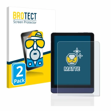 Vorderseite einer Produktverpackung mit dem Markenlogo BROTECT. Daneben ist das Gerät Meebook M6 6