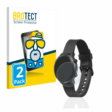 Vorderseite einer Produktverpackung mit dem Markenlogo BROTECT. Daneben ist das Gerät Doro Watch mit dem zugehörigen Displaysc