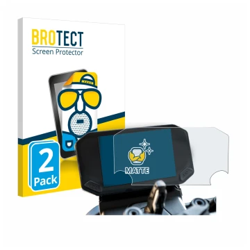 Vorderseite einer Produktverpackung mit dem Markenlogo BROTECT. Daneben ist das Gerät VOGE 350 AC mit dem zugehörigen Displays