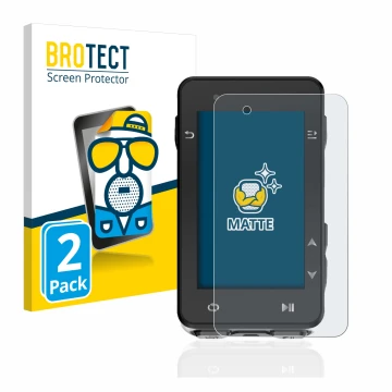 Vorderseite einer Produktverpackung mit dem Markenlogo BROTECT. Daneben ist das Gerät iGPSPORT iGS630 mit dem zugehörigen Disp