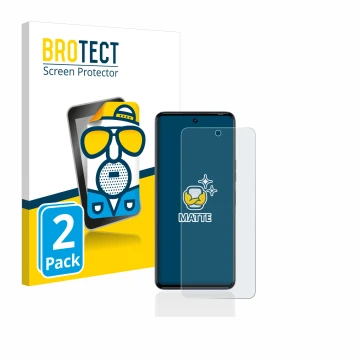 Vorderseite einer Produktverpackung mit dem Markenlogo BROTECT. Daneben ist das Gerät Tecno Camon 20 Pro 5G mit dem zugehörige