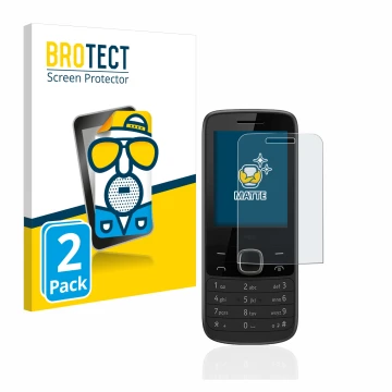 Vorderseite einer Produktverpackung mit dem Markenlogo BROTECT. Daneben ist das Gerät Nokia 225 4G mit dem zugehörigen Display