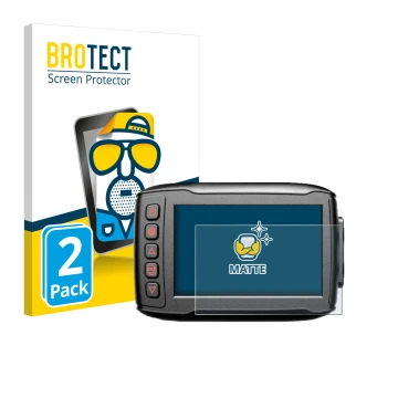 Vorderseite einer Produktverpackung mit dem Markenlogo BROTECT. Daneben ist das Gerät Blueskysea DV999 mit dem zugehörigen Dis