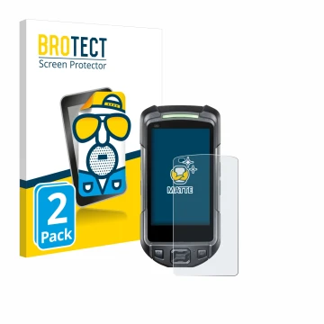 Vorderseite einer Produktverpackung mit dem Markenlogo BROTECT. Daneben ist das Gerät Keyence BT-A700 mit dem zugehörigen Disp