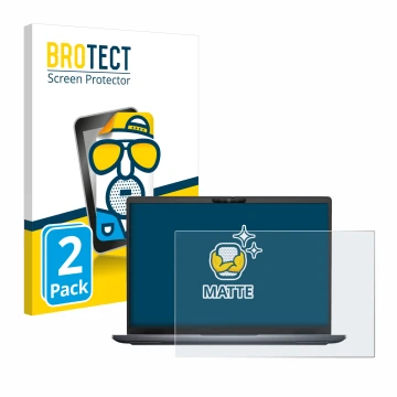 Vorderseite einer Produktverpackung mit dem Markenlogo BROTECT. Daneben ist das Gerät Dell Latitude 7340 mit dem zugehörigen D