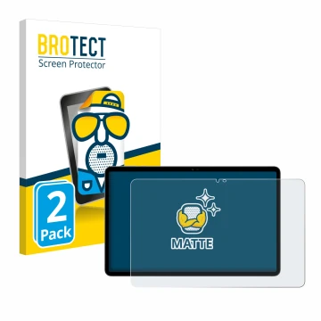 Vorderseite einer Produktverpackung mit dem Markenlogo BROTECT. Daneben ist das Gerät Honor Pad X9 mit dem zugehörigen Display