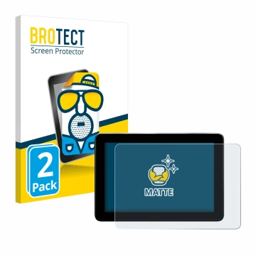 Vorderseite einer Produktverpackung mit dem Markenlogo BROTECT. Daneben ist das Gerät Trimble GFX-1060 mit dem zugehörigen Dis