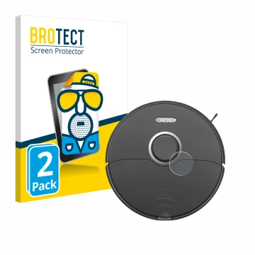 Vorderseite einer Produktverpackung mit dem Markenlogo BROTECT. Daneben ist das Gerät Roborock S8 Lidar Sensor (nur weißes Mod