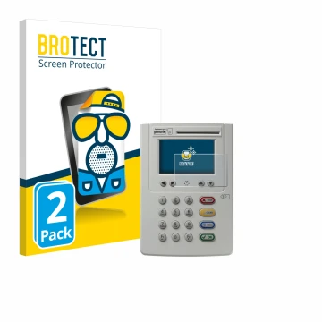 Vorderseite einer Produktverpackung mit dem Markenlogo BROTECT. Daneben ist das Gerät ingenico eHealth ORGA Neo 6141 mit dem z