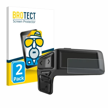 Vorderseite einer Produktverpackung mit dem Markenlogo BROTECT. Daneben ist das Gerät Bosch Purion 200 mit dem zugehörigen Dis