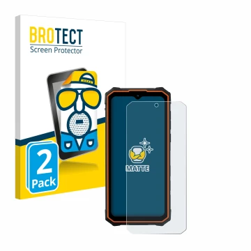 Vorderseite einer Produktverpackung mit dem Markenlogo BROTECT. Daneben ist das Gerät Hotwav Cyber 13 Pro mit dem zugehörigen 