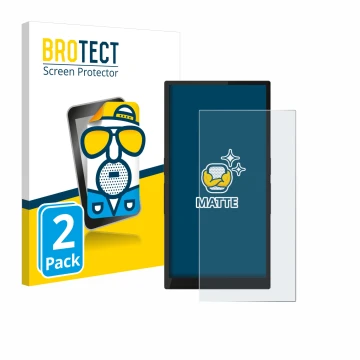 Vorderseite einer Produktverpackung mit dem Markenlogo BROTECT. Daneben ist das Gerät Hiby R6 Pro II (2. Gen.) mit dem zugehör
