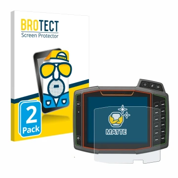Vorderseite einer Produktverpackung mit dem Markenlogo BROTECT. Daneben ist das Gerät Amazone AmaTron 4 mit dem zugehörigen Di