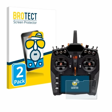 Vorderseite einer Produktverpackung mit dem Markenlogo BROTECT. Daneben ist das Gerät Spektrum NX20 mit dem zugehörigen Displa