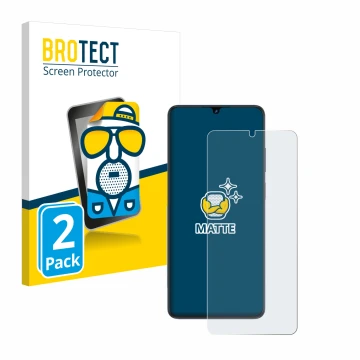 Vorderseite einer Produktverpackung mit dem Markenlogo BROTECT. Daneben ist das Gerät ZTE Blade V50 Vita mit dem zugehörigen D