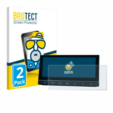 Vorderseite einer Produktverpackung mit dem Markenlogo BROTECT. Daneben ist das Gerät MG 5 IPS-HD 10.25