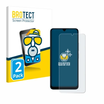 Vorderseite einer Produktverpackung mit dem Markenlogo BROTECT. Daneben ist das Gerät Xiaomi Redmi 13C 5G mit dem zugehörigen 