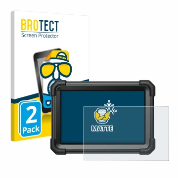 Vorderseite einer Produktverpackung mit dem Markenlogo BROTECT. Daneben ist das Gerät Launch X-431 Pro3 Apex mit dem zugehörig