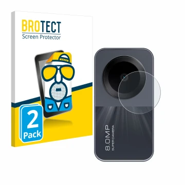 Vorderseite einer Produktverpackung mit dem Markenlogo BROTECT. Daneben ist das Gerät Xiaomi Redmi Pad SE (NUR Kamera) mit dem