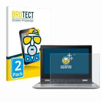 Vorderseite einer Produktverpackung mit dem Markenlogo BROTECT. Daneben ist das Gerät Acer Chromebook Spin 511 R756TN-TCO mit 