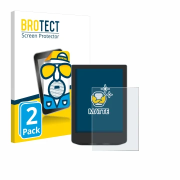 Vorderseite einer Produktverpackung mit dem Markenlogo BROTECT. Daneben ist das Gerät Vivlio Light HD mit dem zugehörigen Disp
