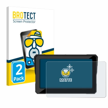 Vorderseite einer Produktverpackung mit dem Markenlogo BROTECT. Daneben ist das Gerät Carpuride W702 7