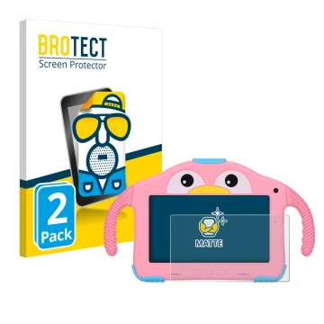 Vorderseite einer Produktverpackung mit dem Markenlogo BROTECT. Daneben ist das Gerät okulaku KIDS03-Pro03 7