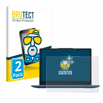 Vorderseite einer Produktverpackung mit dem Markenlogo BROTECT. Daneben ist das Gerät Lenovo IdeaPad Flex 3 Chrome 12IAN8 mit 