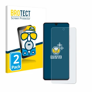 Vorderseite einer Produktverpackung mit dem Markenlogo BROTECT. Daneben ist das Gerät Oppo Reno 11 F mit dem zugehörigen Displ