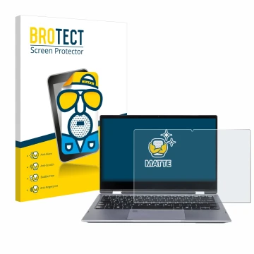 Vorderseite einer Produktverpackung mit dem Markenlogo BROTECT. Daneben ist das Gerät Wortmann Terra Mobile 360-13U mit dem zu