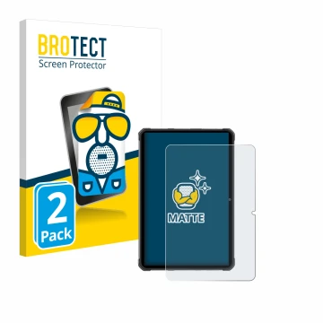 Vorderseite einer Produktverpackung mit dem Markenlogo BROTECT. Daneben ist das Gerät Hotwav R7 mit dem zugehörigen Displaysch