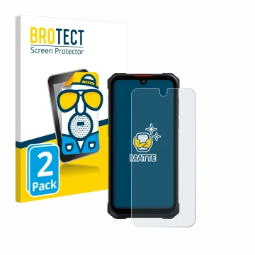 Vorderseite einer Produktverpackung mit dem Markenlogo BROTECT. Daneben ist das Gerät Hotwav Cyber 9 Pro mit dem zugehörigen D
