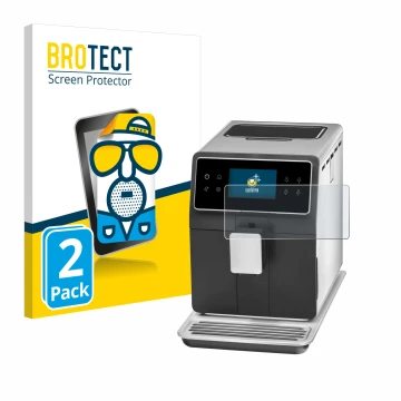 Vorderseite einer Produktverpackung mit dem Markenlogo BROTECT. Daneben ist das Gerät WMF Perfection 840L mit dem zugehörigen 
