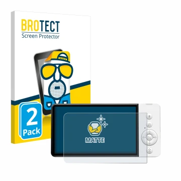 Vorderseite einer Produktverpackung mit dem Markenlogo BROTECT. Daneben ist das Gerät GHB ABM720 mit dem zugehörigen Displaysc