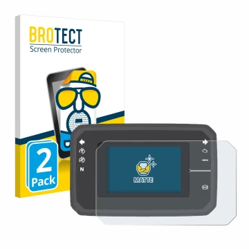 Vorderseite einer Produktverpackung mit dem Markenlogo BROTECT. Daneben ist das Gerät Honda CB650R TFT Display mit dem zugehör