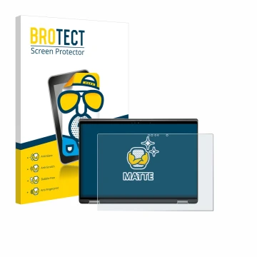 Vorderseite einer Produktverpackung mit dem Markenlogo BROTECT. Daneben ist das Gerät Dell Latitude 7440 2-in-1 mit dem zugehö