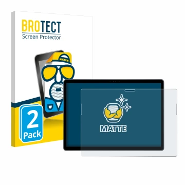 Vorderseite einer Produktverpackung mit dem Markenlogo BROTECT. Daneben ist das Gerät Dell Latitude 7350 Detachable mit dem zu