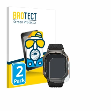 Vorderseite einer Produktverpackung mit dem Markenlogo BROTECT. Daneben ist das Gerät Kospet Tank M3 Ultra mit dem zugehörigen