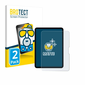 Vorderseite einer Produktverpackung mit dem Markenlogo BROTECT. Daneben ist das Gerät Apple iPad Pro 11