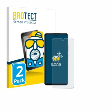 Vorderseite einer Produktverpackung mit dem Markenlogo BROTECT. Daneben ist das Gerät Oppo A79 5G mit dem zugehörigen Displays